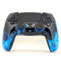 PS5 eSport Controller Blue Flame