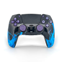 PS5 Pro Controller Blue Flame