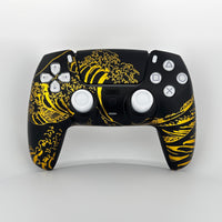 PS5 Pro Controller Golden Wave Black