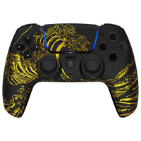 PS5 eSport Controller The Great GOLDEN Wave Off Kanagawa - Black
